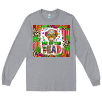 Heather Grey Day of the dead Long Sleeve Tee - RanaPortraitStore