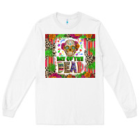 White Day of the dead Long Sleeve Tee - RanaPortraitStore