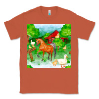 Copper farm life seamless pattern Classic Tee - FaDigitalArtStudio