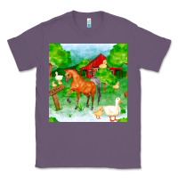 Lavender farm life seamless pattern Classic Tee - FaDigitalArtStudio