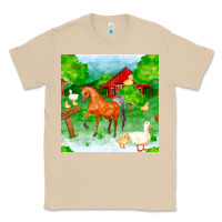 Mushroom farm life seamless pattern Classic Tee - FaDigitalArtStudio