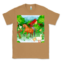 Toasted Coconut farm life seamless pattern Classic Tee - FaDigitalArtStudio