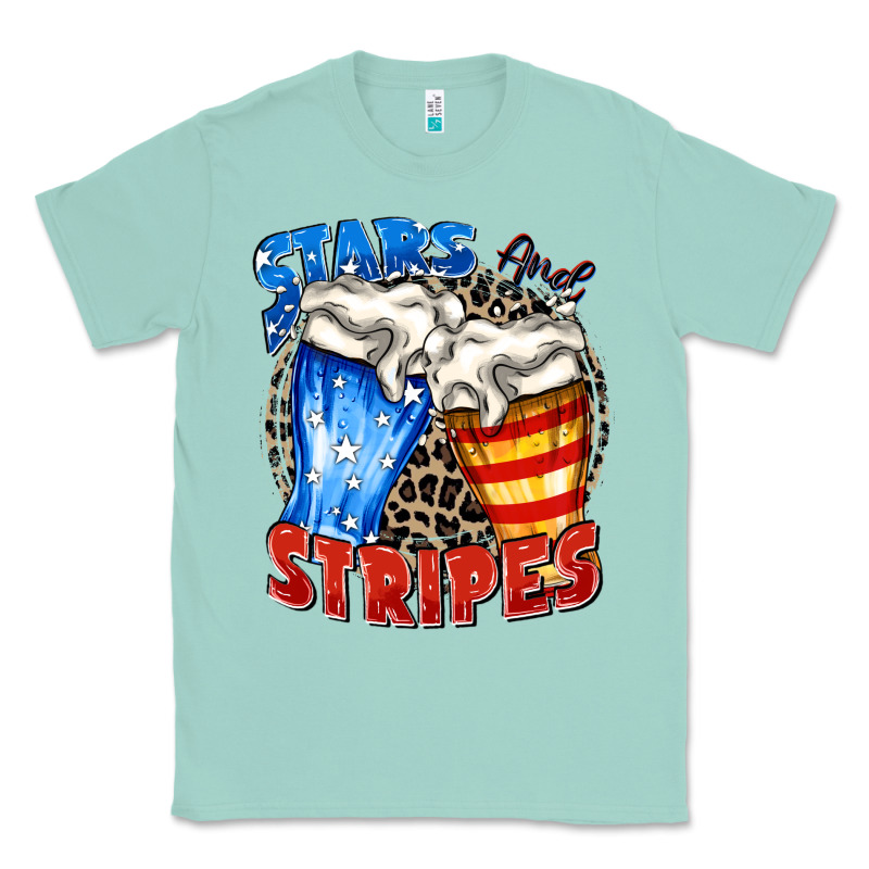 Stars And Stripes Beer Classic Tee by Zillion Design Studio | Teevron