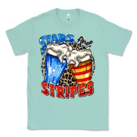Seafoam stars and stripes beer Classic Tee - Zillion Design Studio
