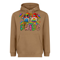 Toasted Coconut pride Heavyweight Hoodie - CowhideDigitalArt