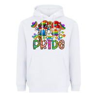 White pride Heavyweight Hoodie - CowhideDigitalArt