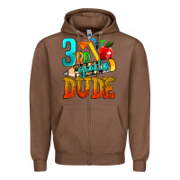 Chestnut 3rd grade dude Zipper Hoodie - texasbilliewilder