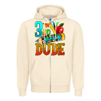 Sandshell 3rd grade dude Zipper Hoodie - texasbilliewilder