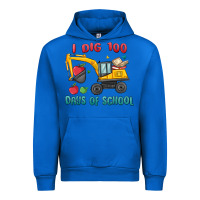 Cobalt i dig 100 days of school excavator Urban Hoodie - MaliasSmallBusiness