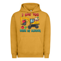 Pigment Peanut Butter i dig 100 days of school excavator Urban Hoodie - MaliasSmallBusiness