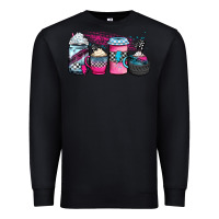 Black racing coffee cups Premium Sweatshirt - JahusDesignShop