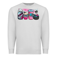 Dove Grey racing coffee cups Premium Sweatshirt - JahusDesignShop