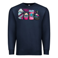 Navy racing coffee cups Premium Sweatshirt - JahusDesignShop