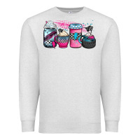 Oatmeal Heather racing coffee cups Premium Sweatshirt - JahusDesignShop