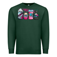 Sports Green racing coffee cups Premium Sweatshirt - JahusDesignShop