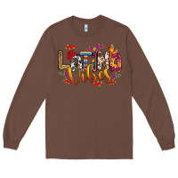Chestnut Latina vibes Long Sleeve Tee - RanaPortraitStore