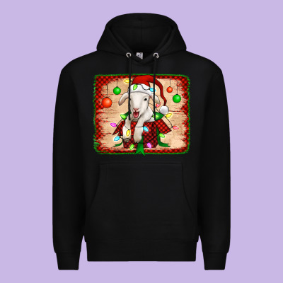 Christmas Lamb Premium Hoodie Designed By Jasminsmagicworld