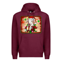 Burgundy christmas lamb Premium Hoodie - Jasminsmagicworld