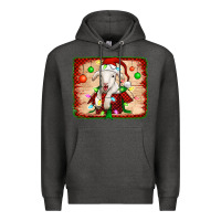 Charcoal Heather christmas lamb Premium Hoodie - Jasminsmagicworld