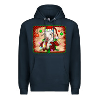 Navy christmas lamb Premium Hoodie - Jasminsmagicworld