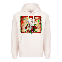 Pale Pink christmas lamb Premium Hoodie - Jasminsmagicworld
