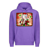 Purple christmas lamb Premium Hoodie - Jasminsmagicworld