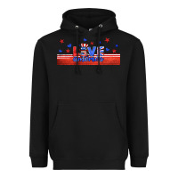 Black love america gnome libbey cup Heavyweight Hoodie - HRA Design Shop