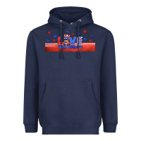 Navy love america gnome libbey cup Heavyweight Hoodie - HRA Design Shop