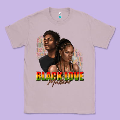Classic Tee afro black love matters