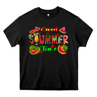 Black summer time Heavy Core Tee - CowhideDigitalArt