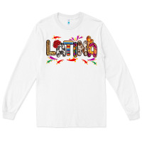 White Latina Long Sleeve Tee - RanaPortraitStore