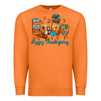 Carrot happy thanksgiving coffee Premium Sweatshirt - JahusDesignShop