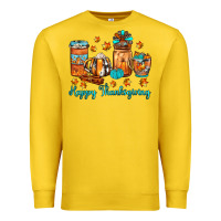 Lemon happy thanksgiving coffee Premium Sweatshirt - JahusDesignShop