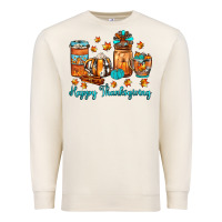 Sandshell happy thanksgiving coffee Premium Sweatshirt - JahusDesignShop