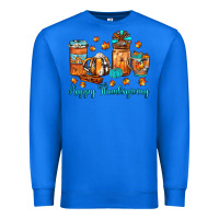 True Royal happy thanksgiving coffee Premium Sweatshirt - JahusDesignShop