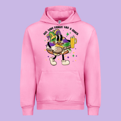 Out Here Lookin Like A Snack King Cake Mardi Gras Urban Hoodie Designed By Maliassmallbusiness
