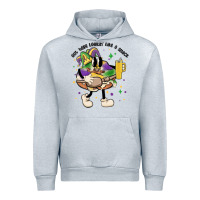 Heather Grey out here lookin like a snack king cake mardi gras Urban Hoodie - MaliasSmallBusiness
