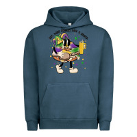 Pigment Midnight Navy out here lookin like a snack king cake mardi gras Urban Hoodie - MaliasSmallBusiness