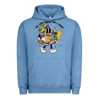 Pigment Pebble Blue out here lookin like a snack king cake mardi gras Urban Hoodie - MaliasSmallBusiness