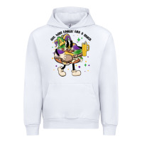 White out here lookin like a snack king cake mardi gras Urban Hoodie - MaliasSmallBusiness