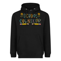 Black school counselor Heavyweight Hoodie - CowhideDigitalArt