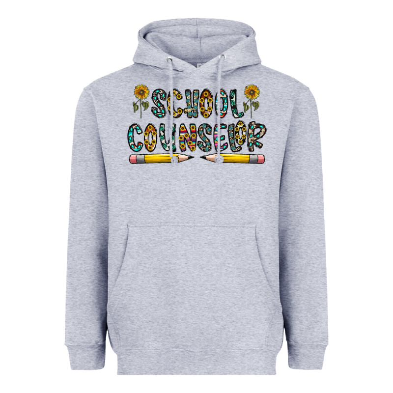 School Counselor Heavyweight Hoodie by CowhideDigitalArt | Teevron