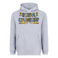 Heather Grey school counselor Heavyweight Hoodie - CowhideDigitalArt