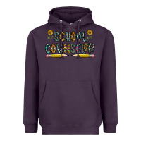 Plum school counselor Heavyweight Hoodie - CowhideDigitalArt