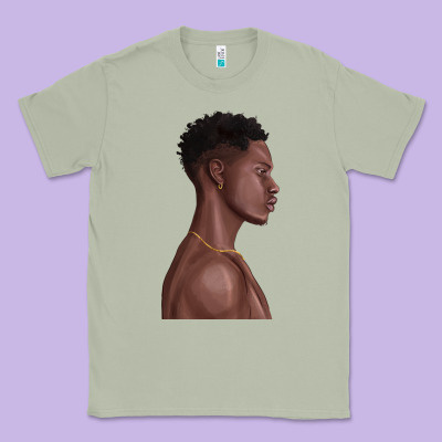 Classic Tee afro black man