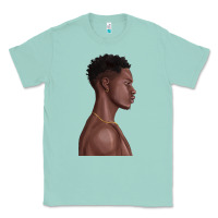 Seafoam afro black man Classic Tee - texasbilliewilder