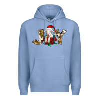 Colony Blue joy christmas lamb Premium Hoodie - Jasminsmagicworld