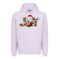 Lilac joy christmas lamb Premium Hoodie - Jasminsmagicworld