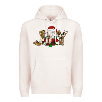 Pale Pink joy christmas lamb Premium Hoodie - Jasminsmagicworld