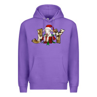 Purple joy christmas lamb Premium Hoodie - Jasminsmagicworld